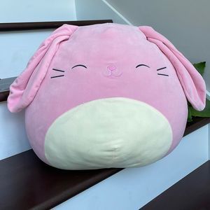 “16 large rabbit Squishmallow pink like new!
